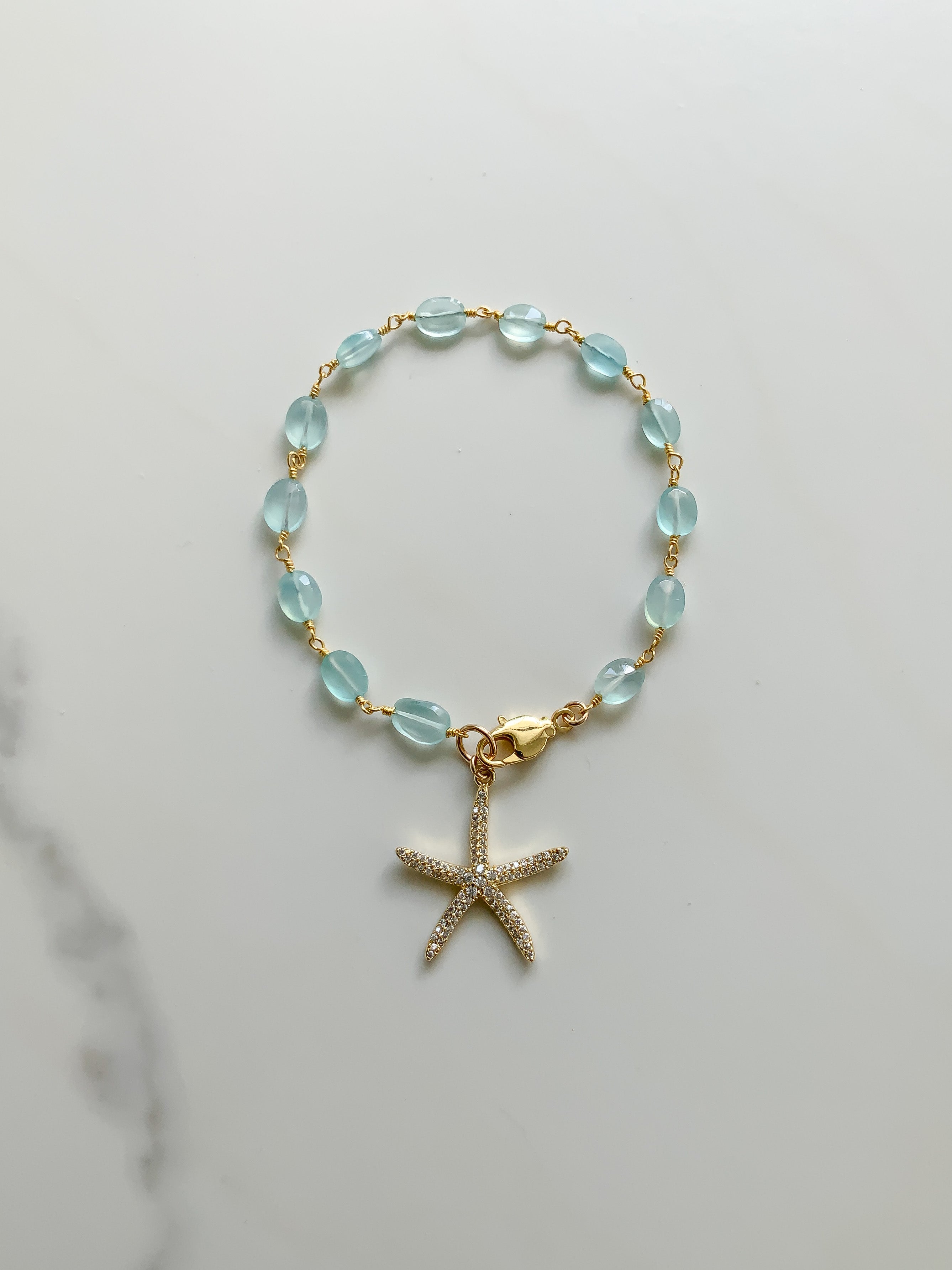 Aqua Sea Star Bracelet
