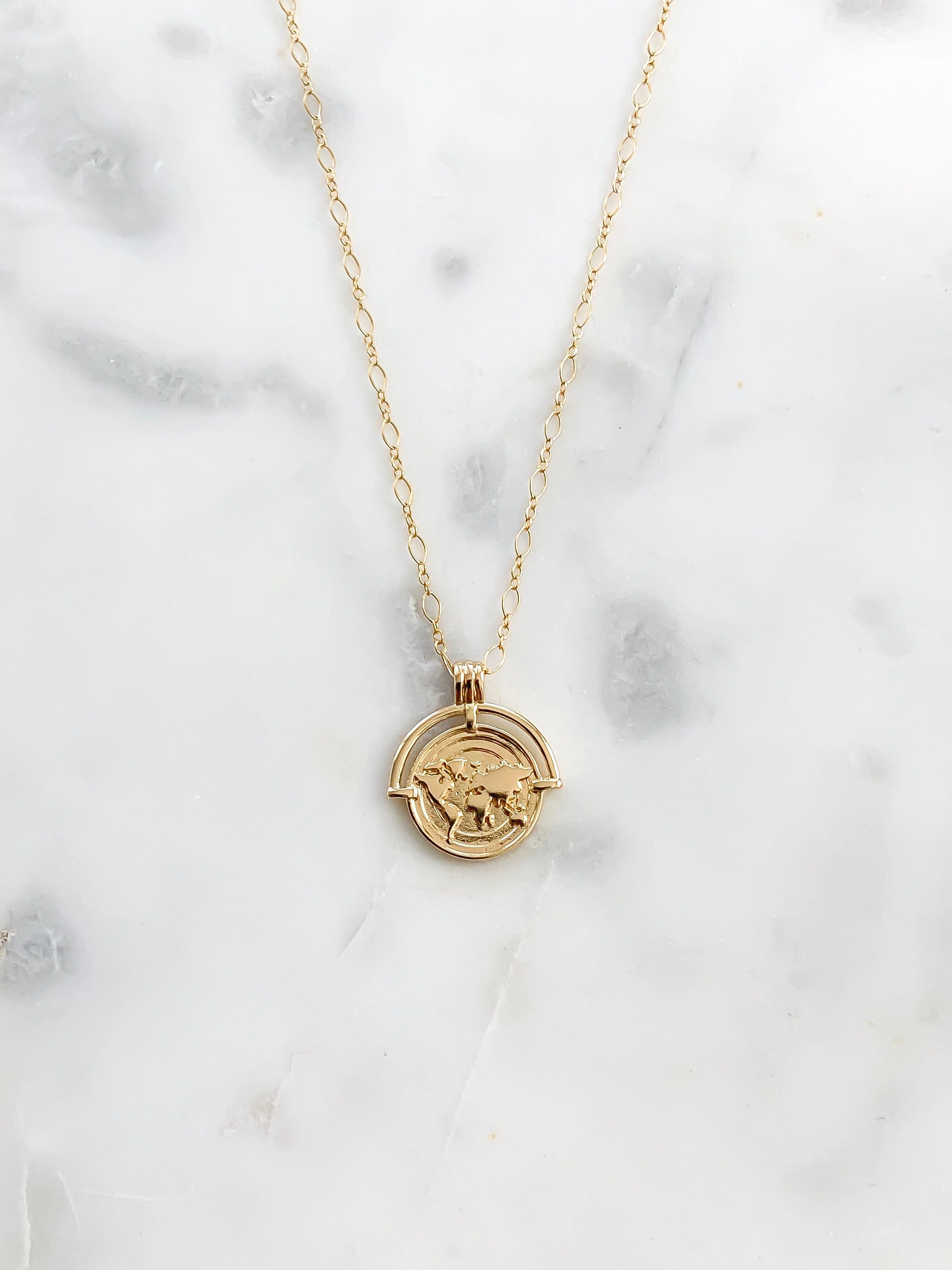 Travel with Me Gold Necklace