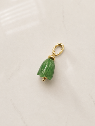 Green Tulip Charm