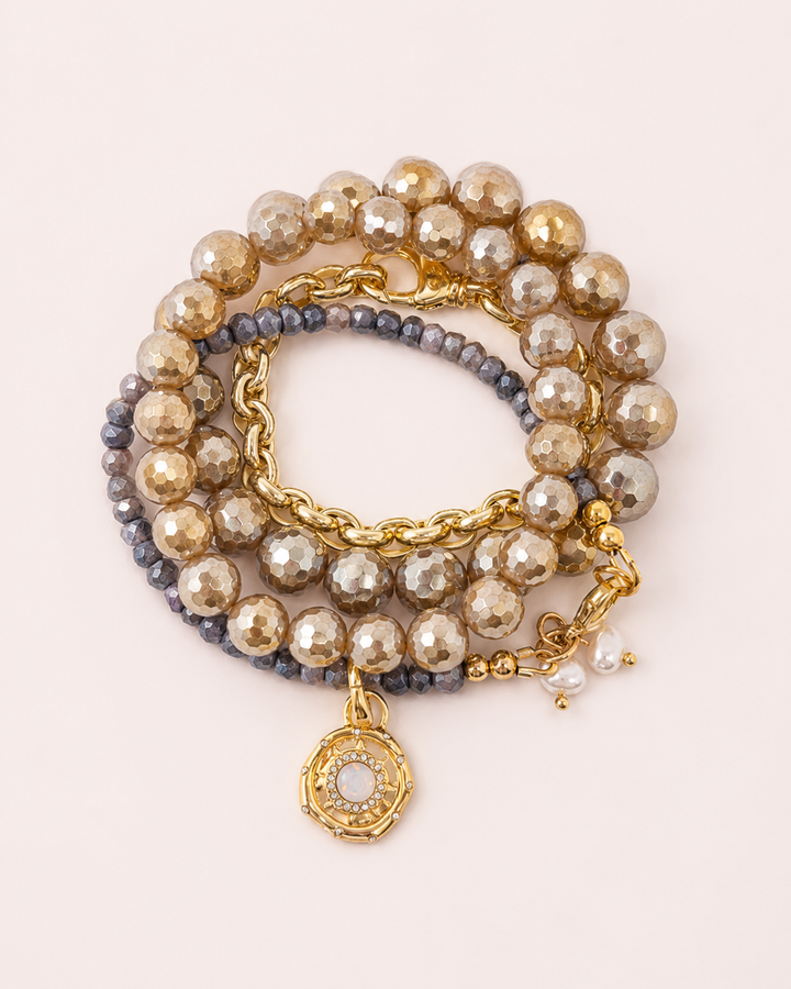 Shimmer Stack Bracelets
