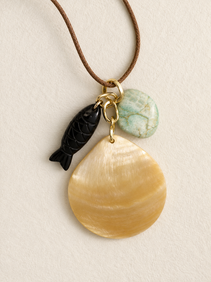 Hook Line & Sinker Necklace*