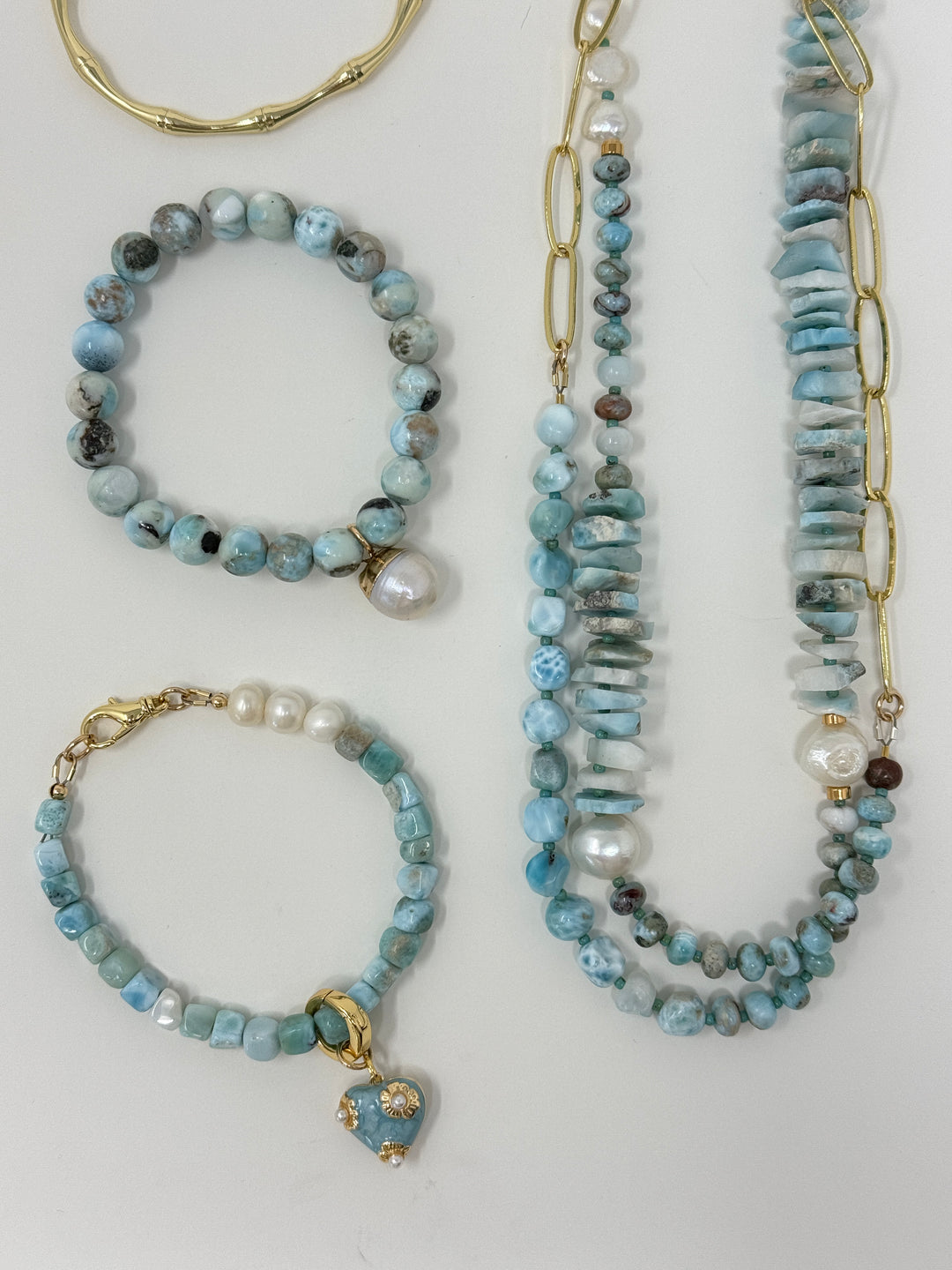 Wanderlust Larimar Necklace