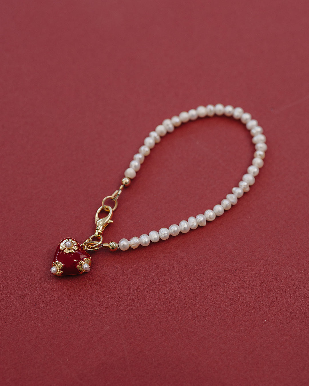 Valentine  Pearl Bracelet