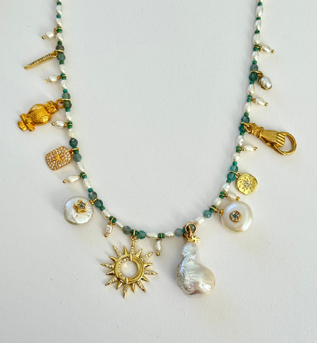 Pearl Charm Necklace