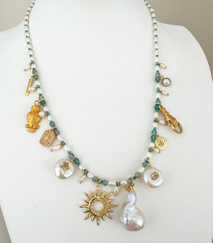Pearl Charm Necklace