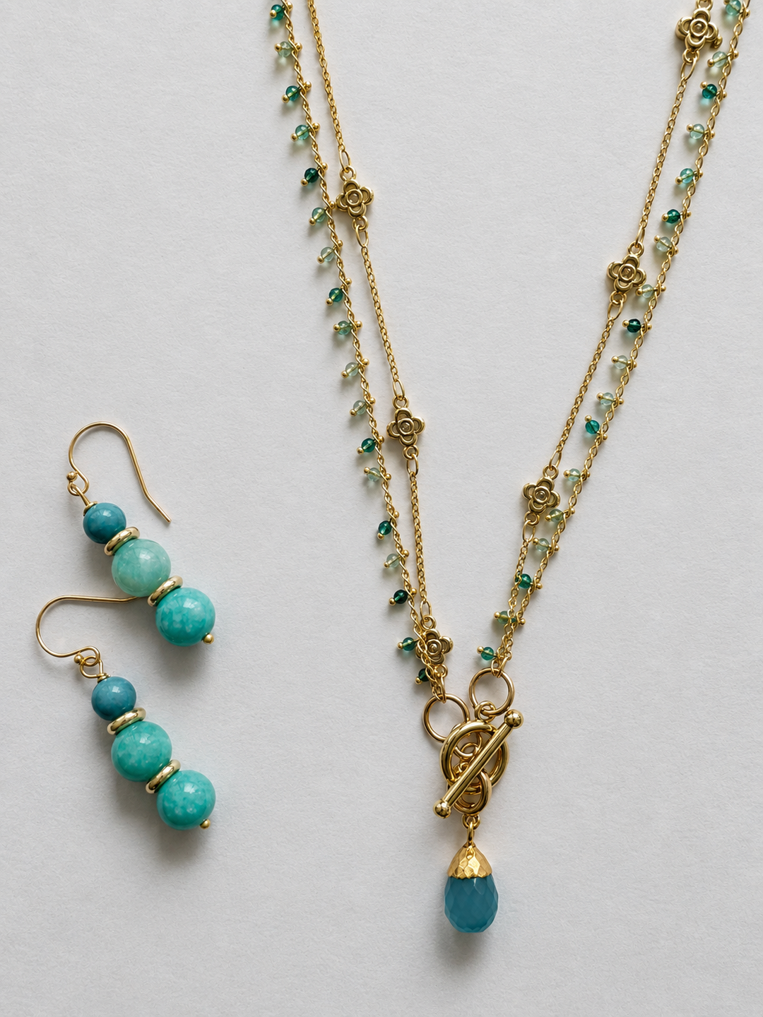 Aqua Garden Earrings *
