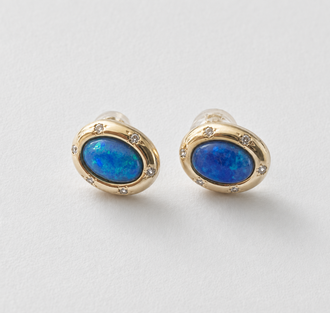 Azure Stud Earrings