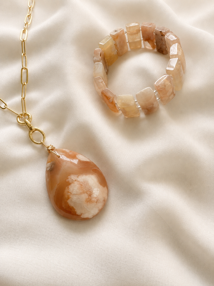 Blossom Agate Bracelet *