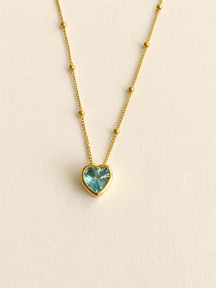 Bluebell Heart Necklace *