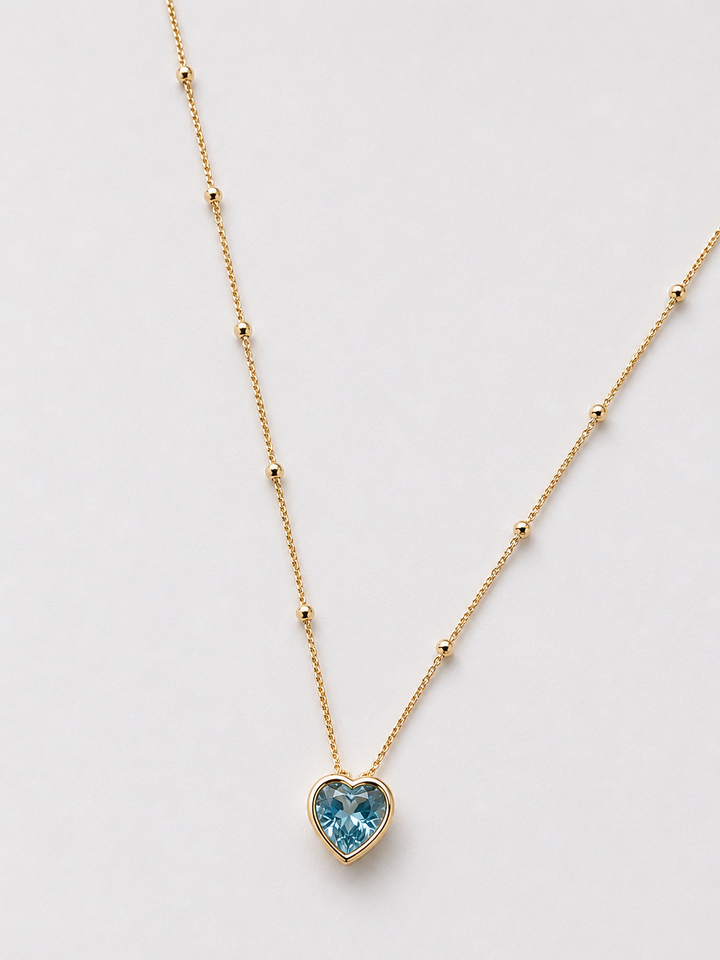 Bluebell Heart Necklace *