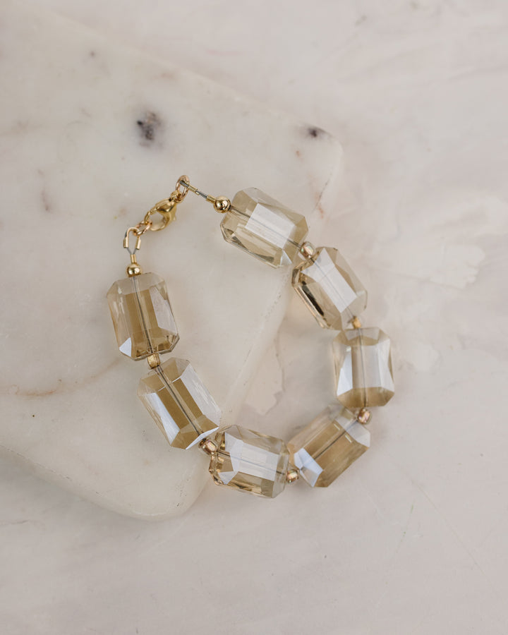 Champagne Wishes Crystal Bracelet