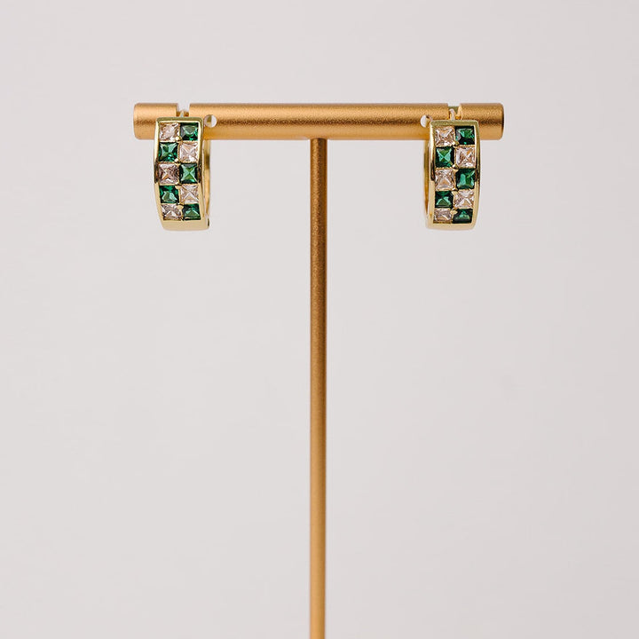 Checker Board Earrings