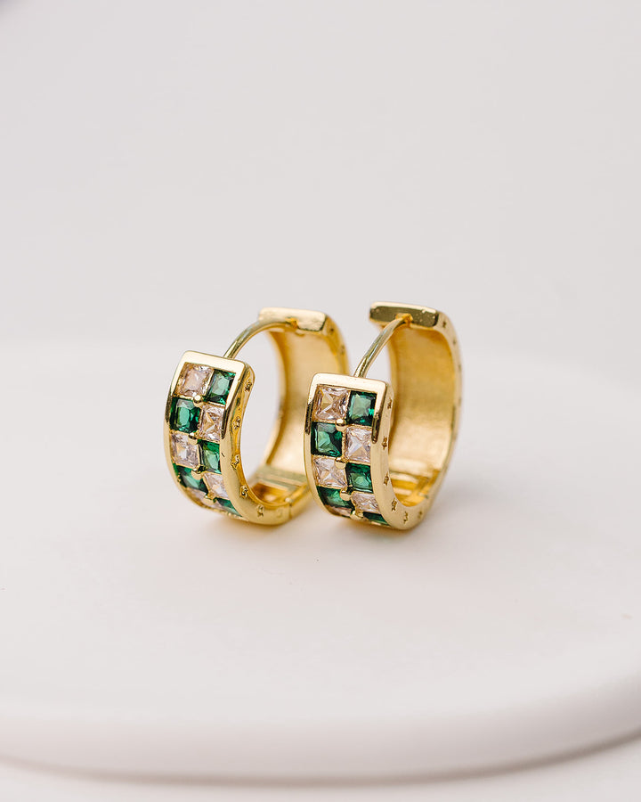 Checker Board Earrings