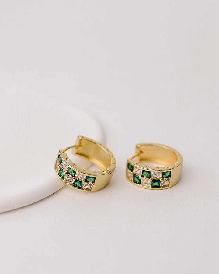 Checker Board Earrings