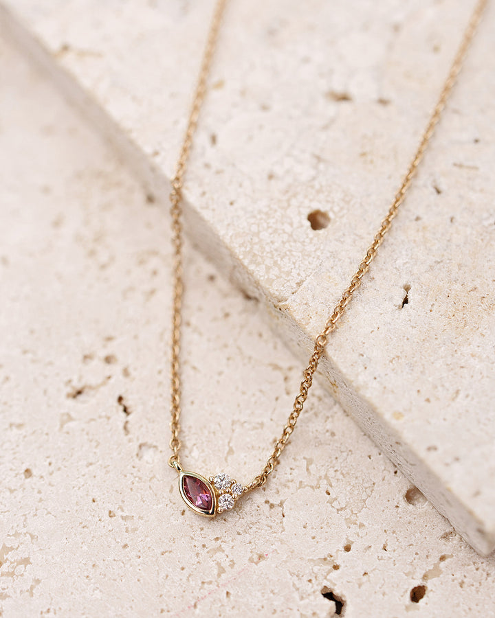 Embrace Tourmaline and Diamond Necklace