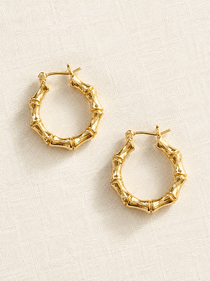 Retro Bamboo Earrings