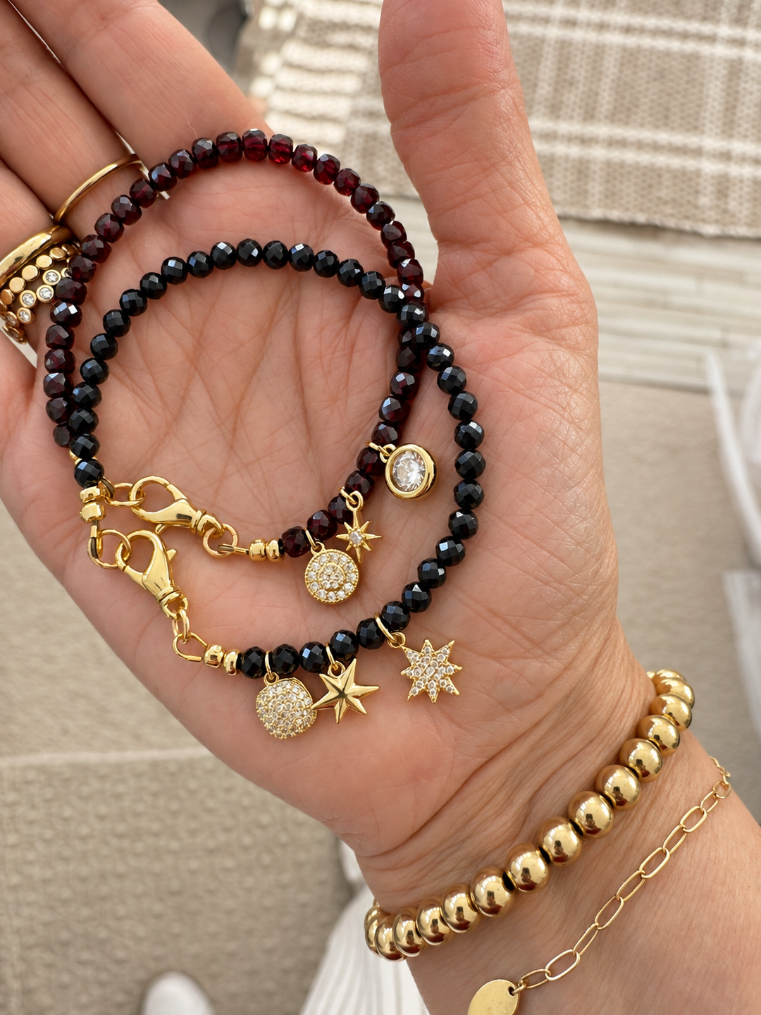 Champagne at Midnight Bracelet