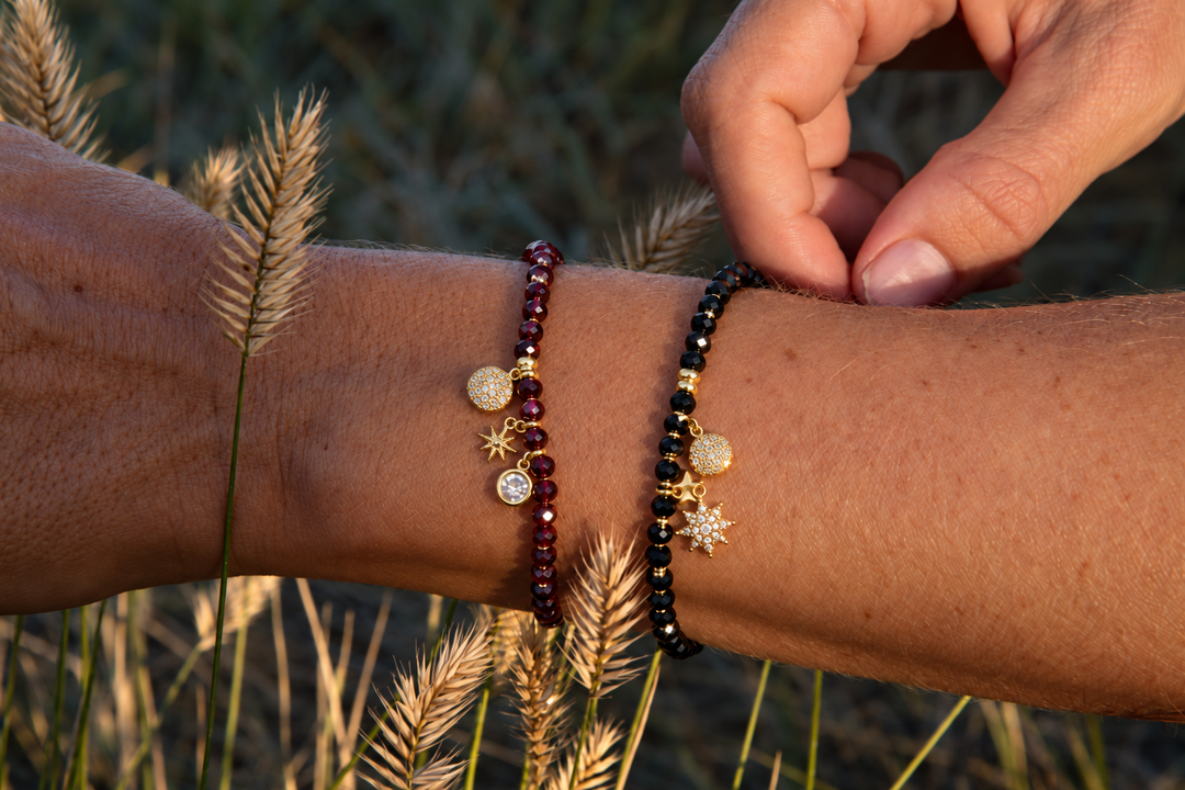 Champagne at Midnight Bracelet