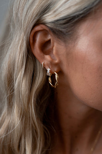 Rope Hoop Earrings