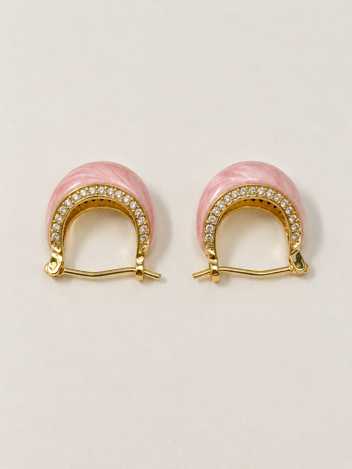 Basket Hoop Earring
