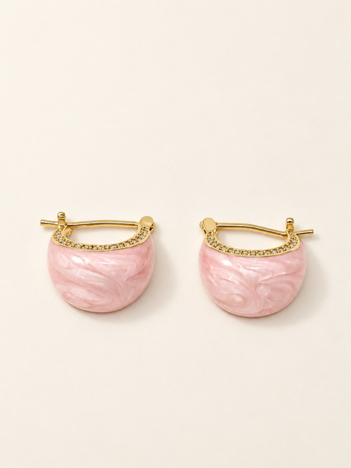 Basket Hoop Earring