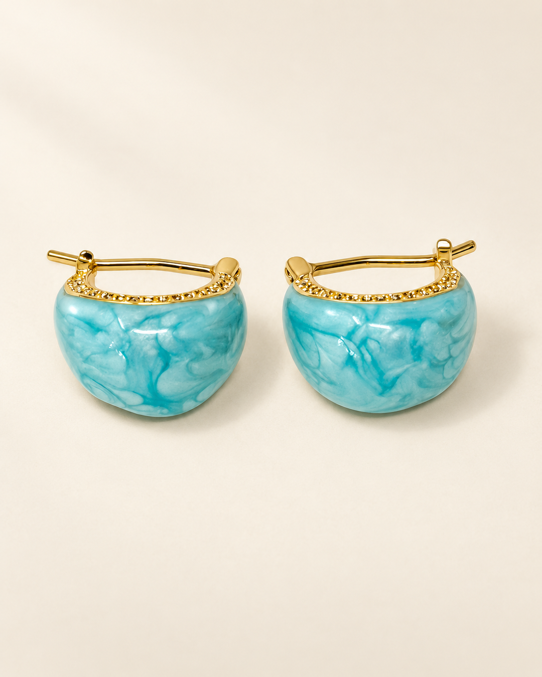 Basket Hoop Earring