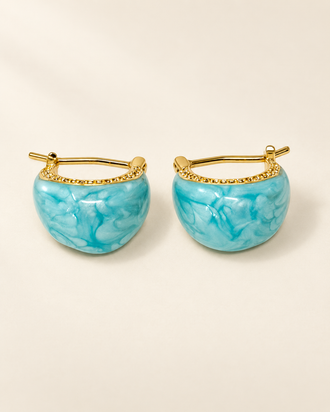 Basket Hoop Earring