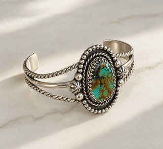 Beauty Hubei Turquoise Cuff