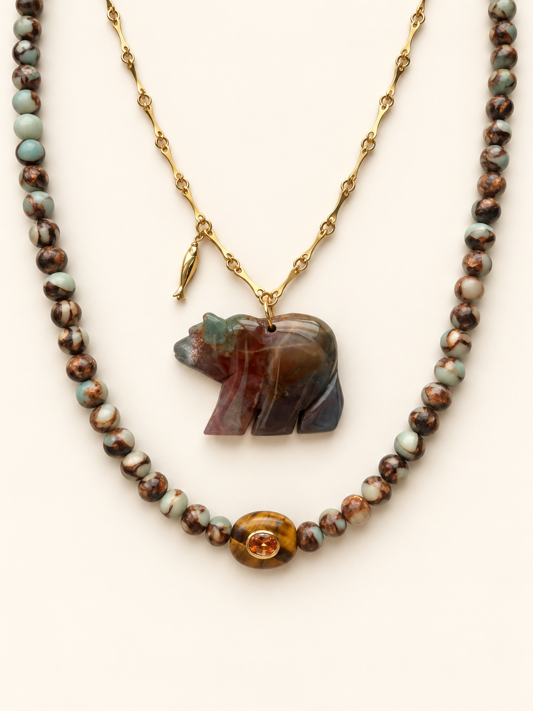 Brown Bear Necklace*