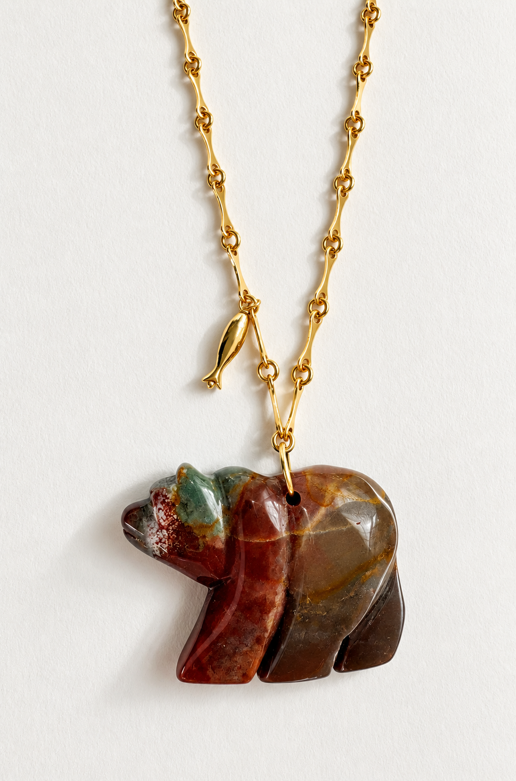 Brown Bear Necklace*