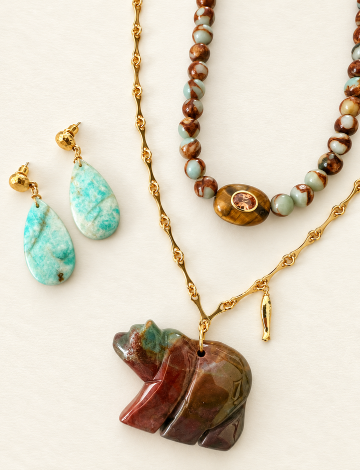 Brown Bear Necklace*