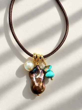 Cocoa Pearl Necklace