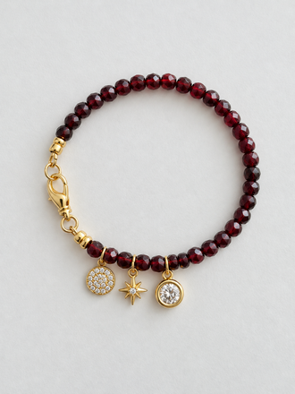 Crimson & Clover Bracelet