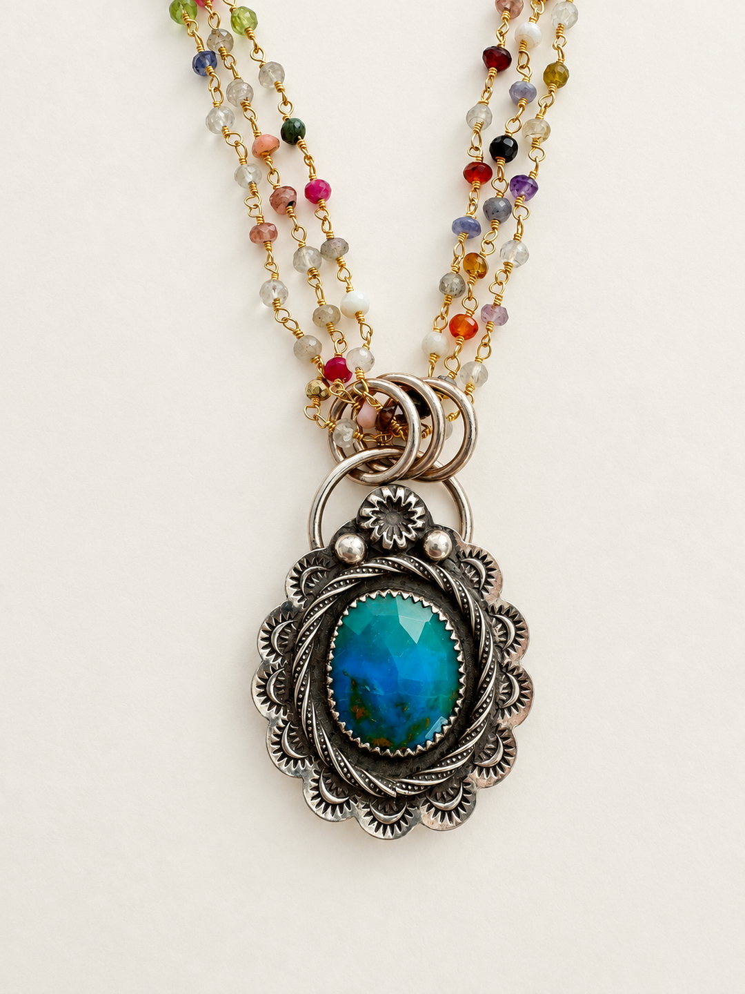 Mosaic Bloom Necklace*