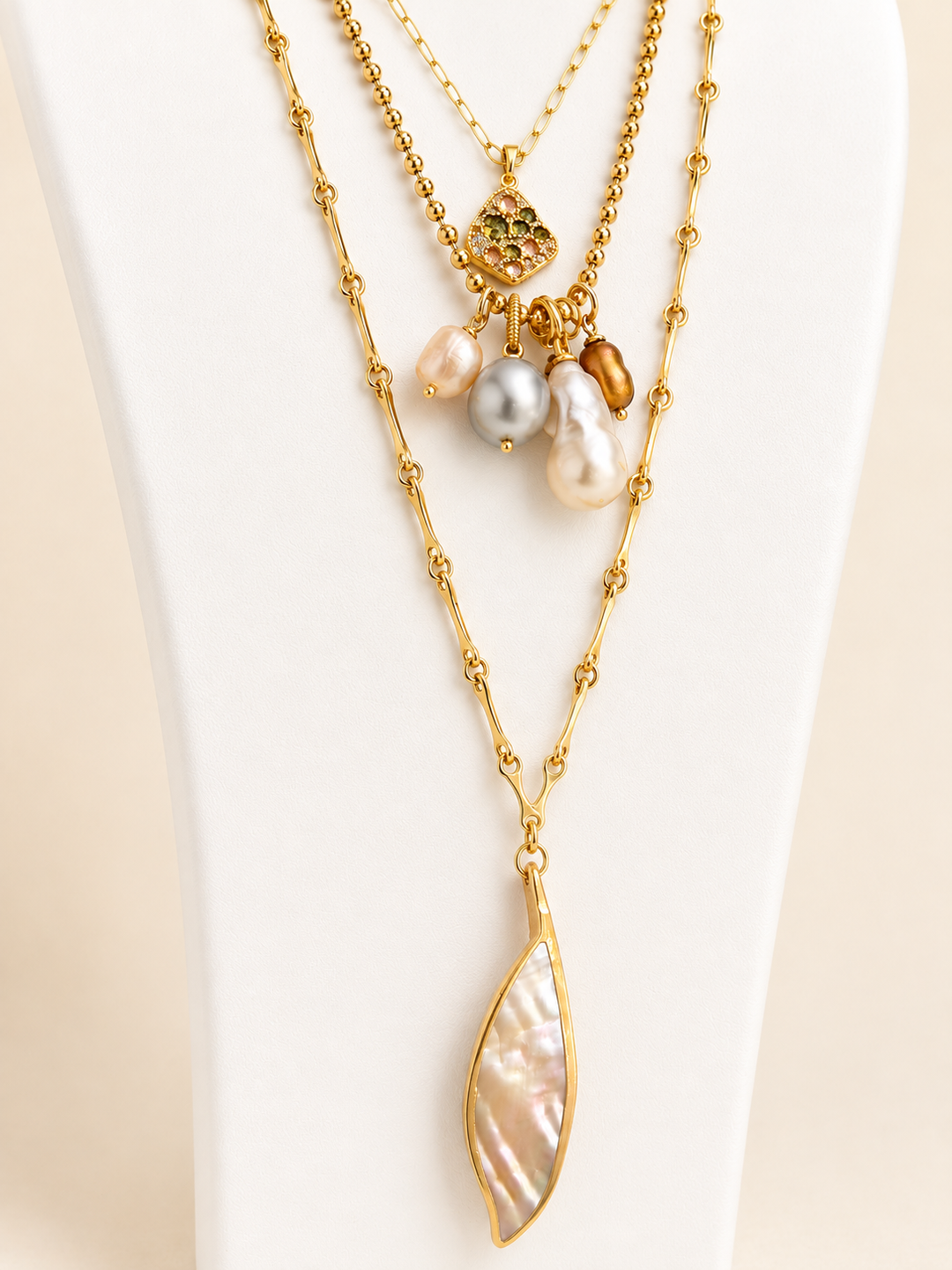 Shards of Pearls Necklace*