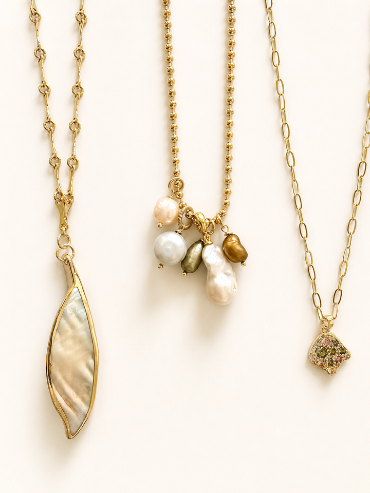 Shards of Pearls Necklace*