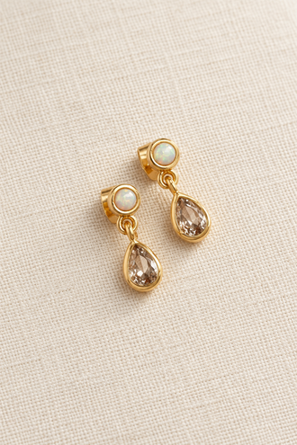 Opal Dangle Earrings
