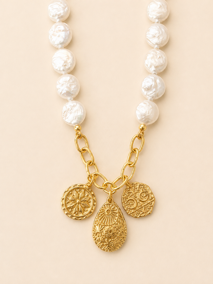 Pearl Link Necklace*