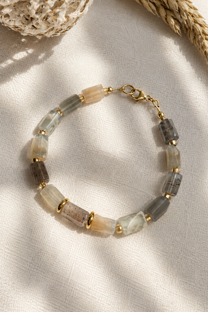 Sea Sands Moonstone Bracelet