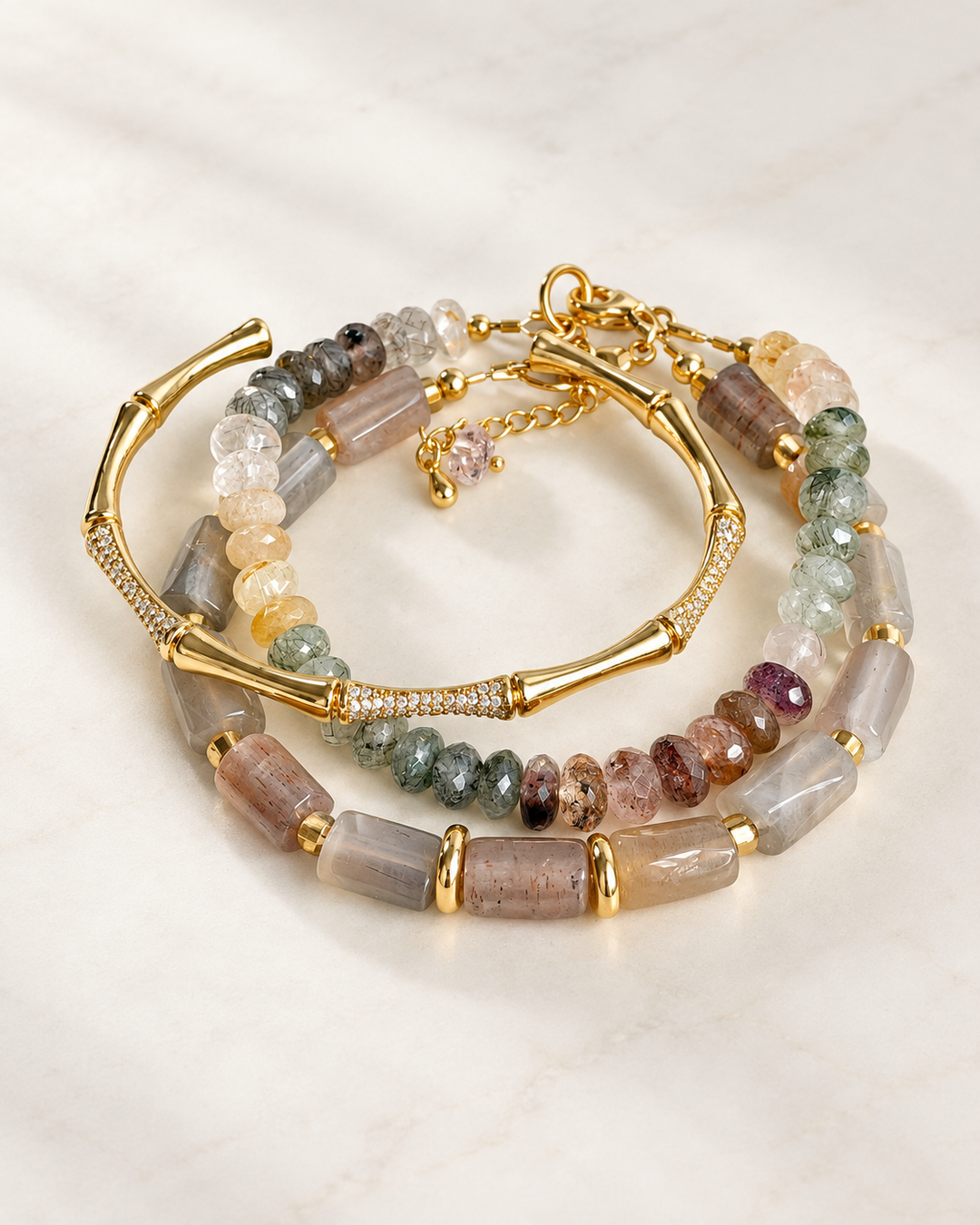 Sea Sands Moonstone Bracelet