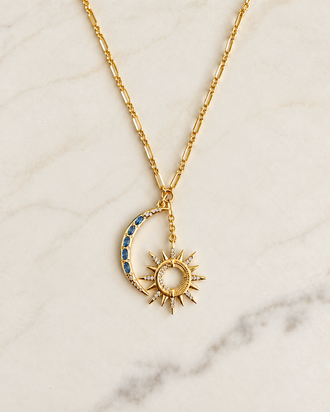 Sun and Moon Necklace