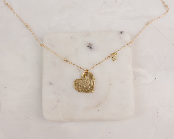 Heart String Long Necklace