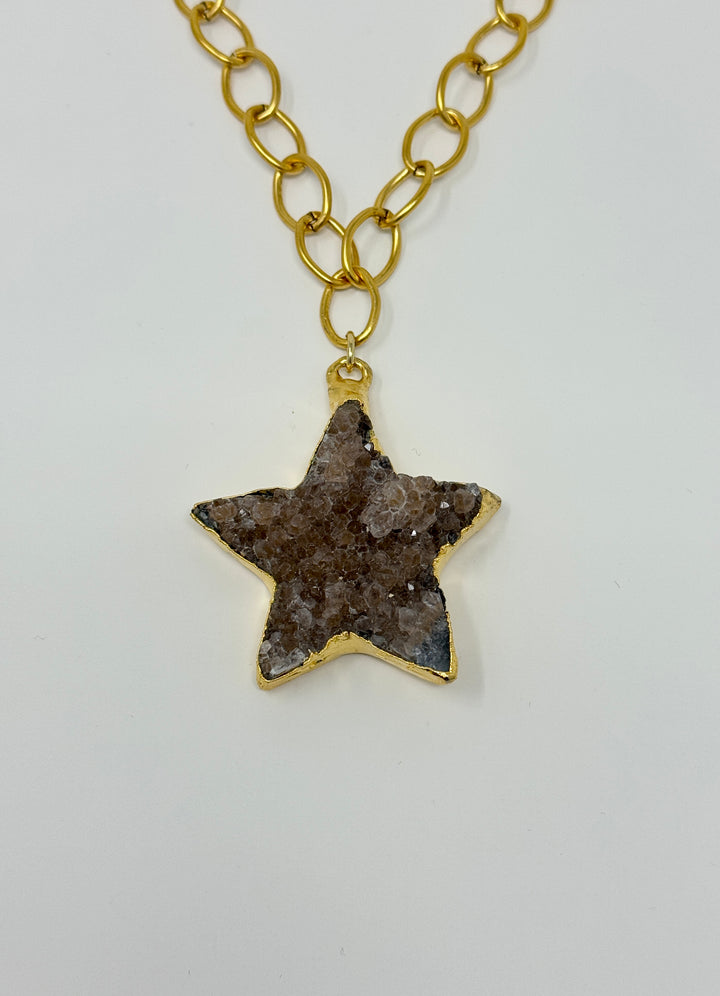 Star of Amethyst Necklace