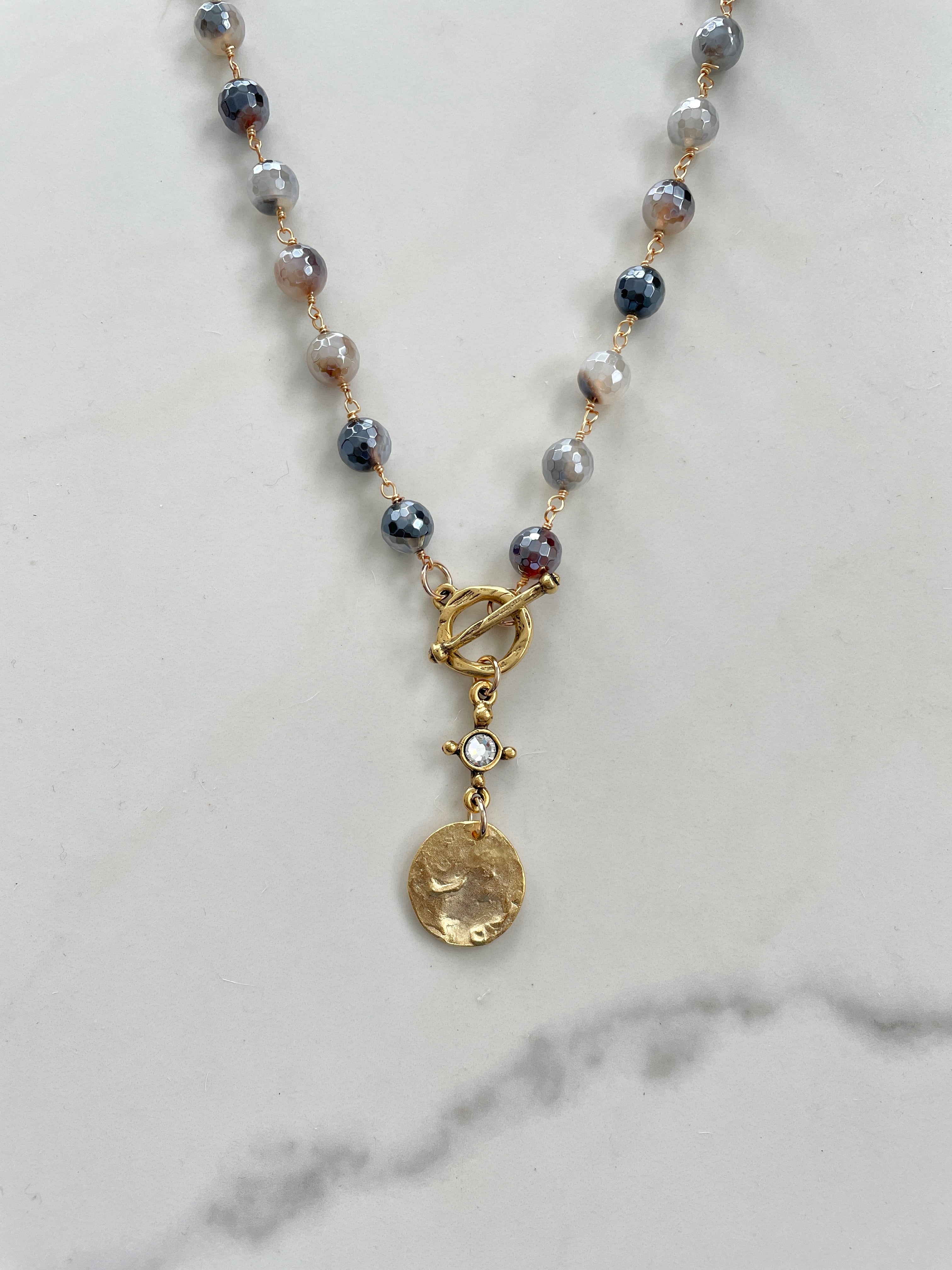 Balanced Mystic Agate Necklace