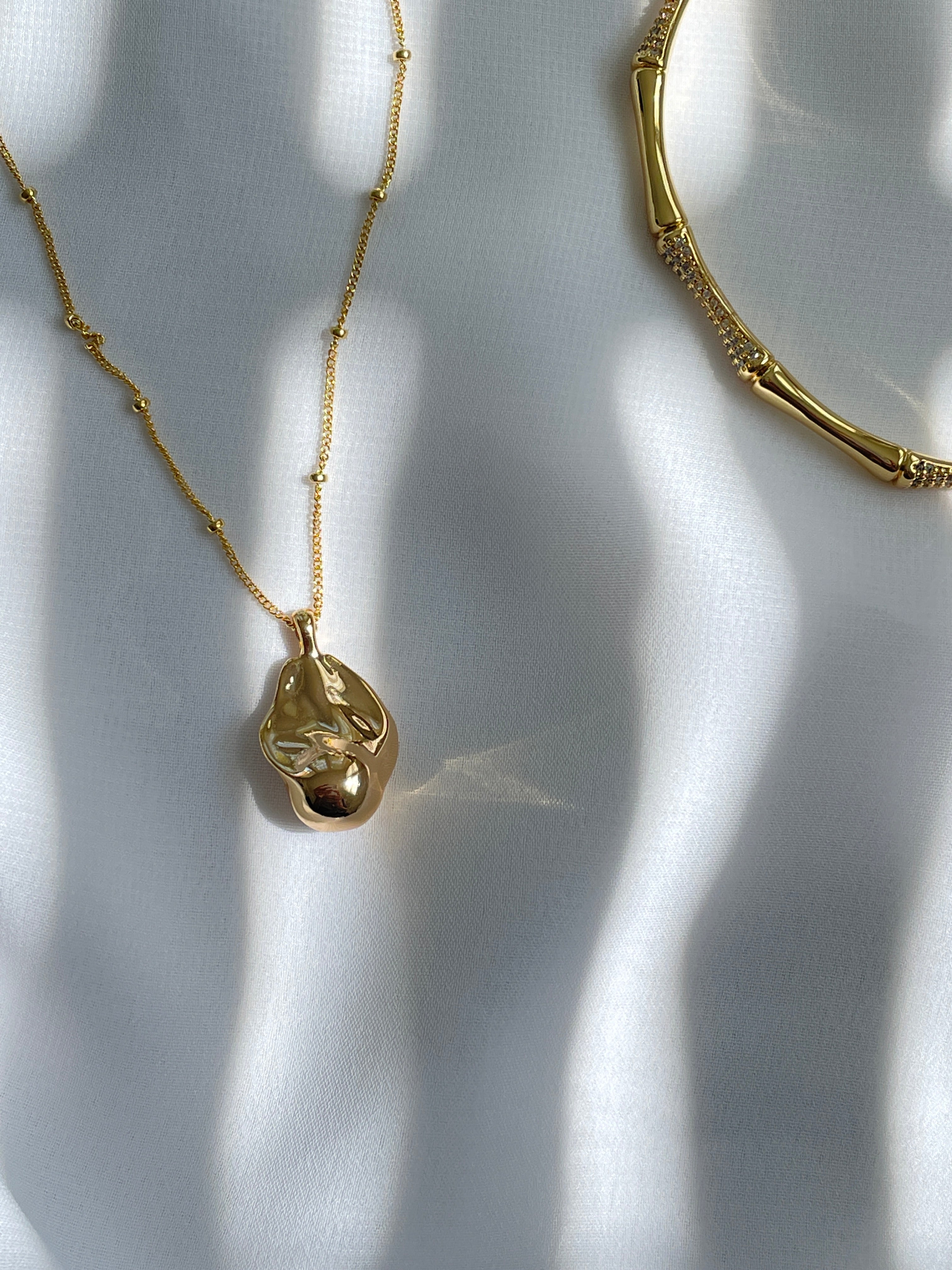 Golden Lava Necklace