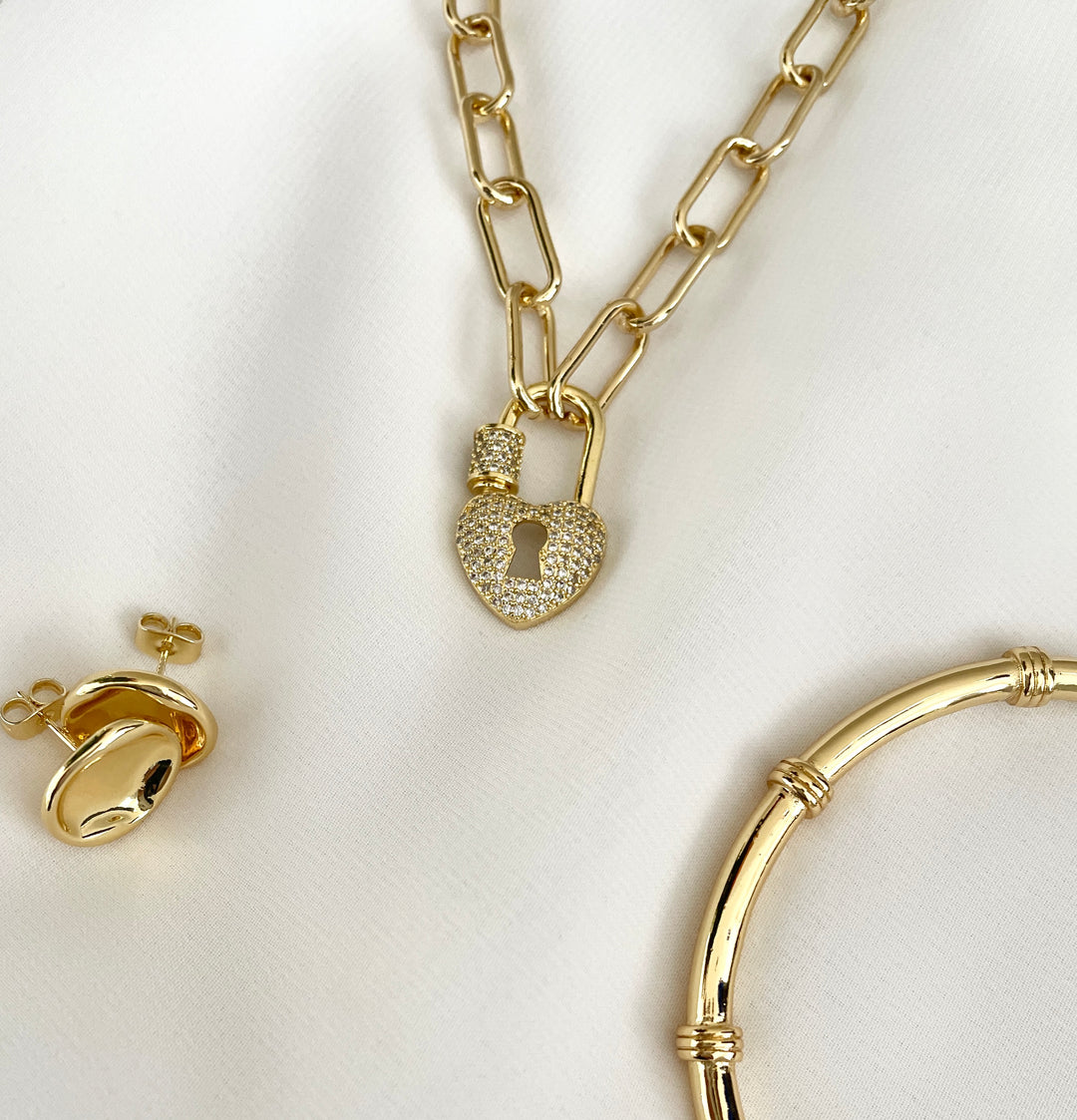 Golden Heart Necklace