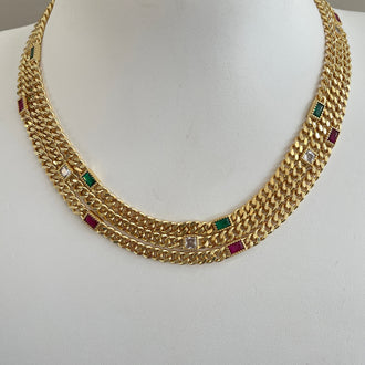 Clear Candy CZ Necklace