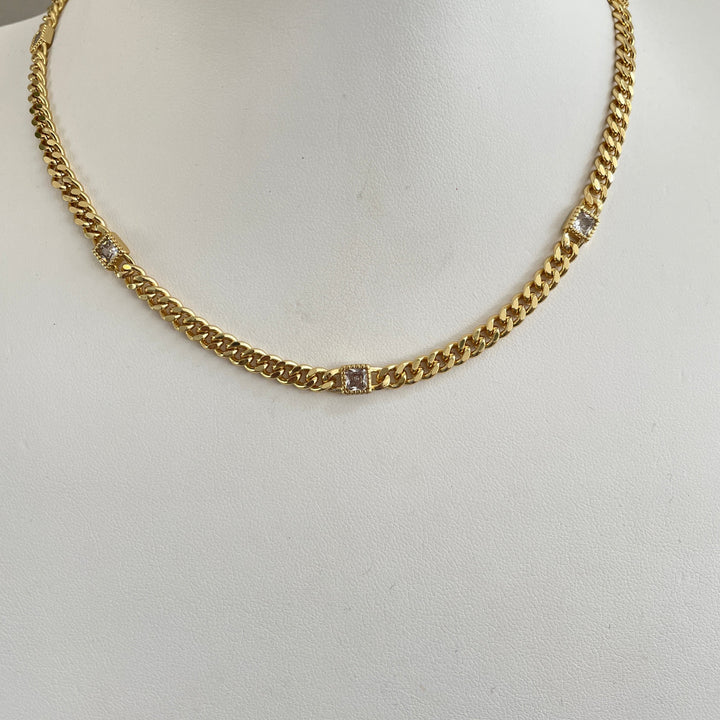 Clear Candy CZ Necklace