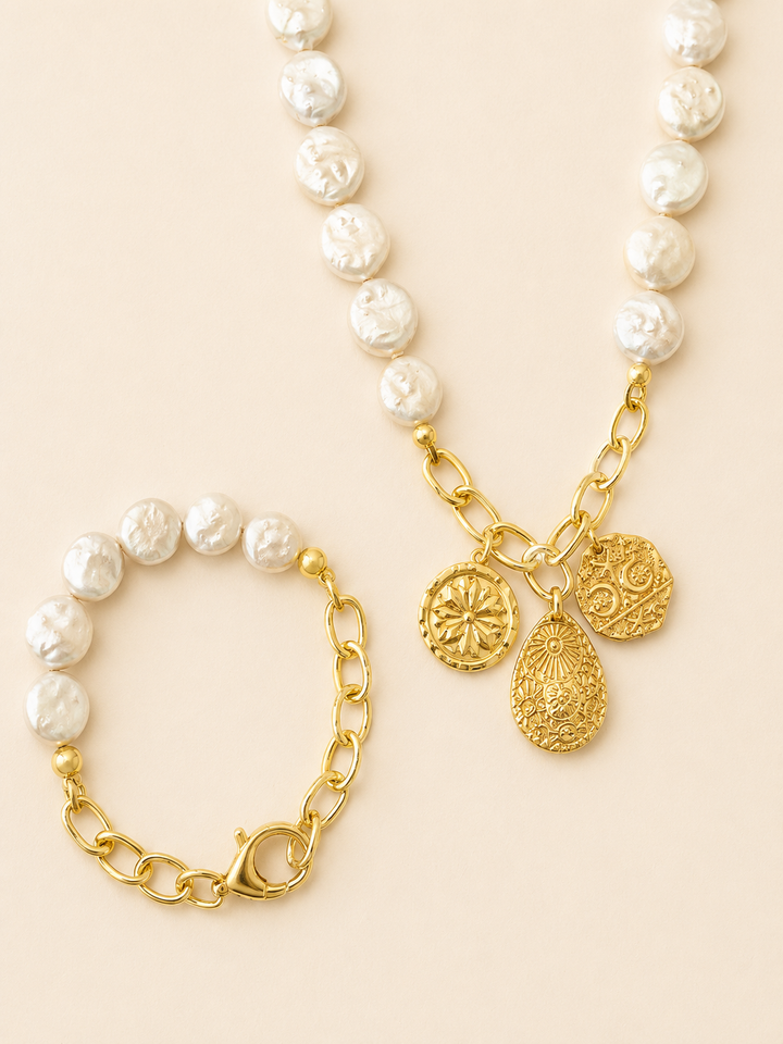Pearl Link Necklace*