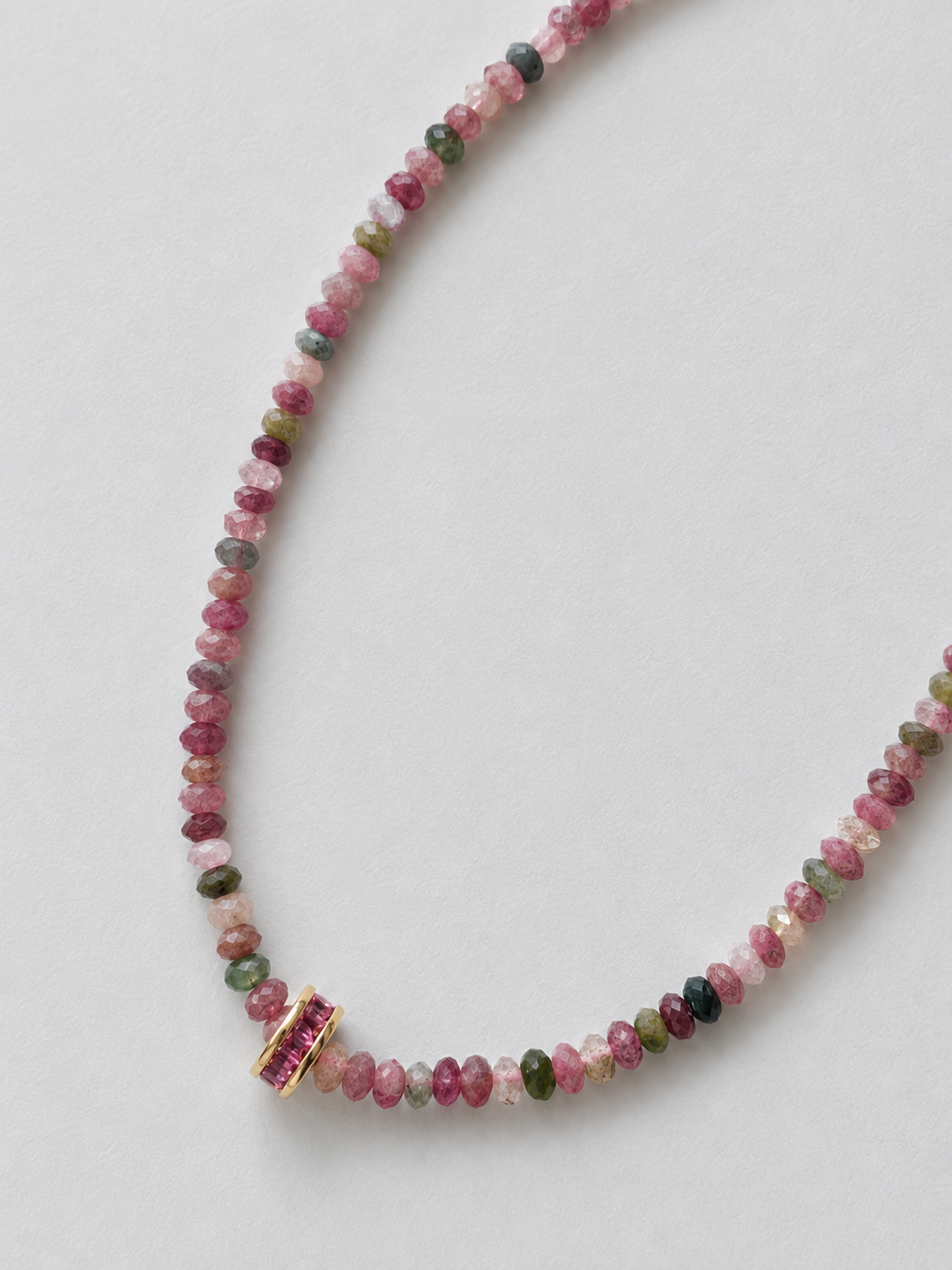 Watermelon Tourmaline Necklace *
